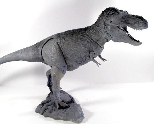 霸王龙(灰色)- 1/18可动玩偶