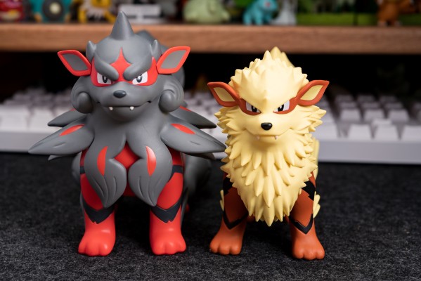 宝可梦比例世界 洗翠地区 望罗与风速狗（洗翠的样子）