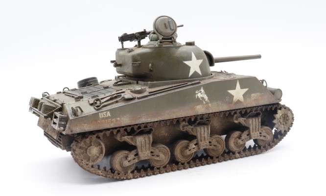 35250 1/35 美国 谢尔曼 75mm炮 后期型（前线冲锋）
