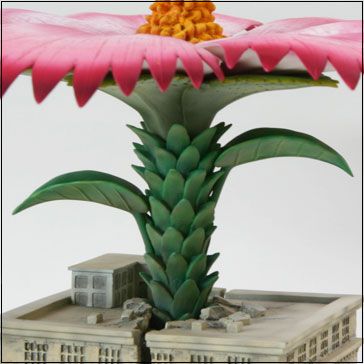 大怪兽系列 奥特Q编 巨大植物 究兰（彩色版）