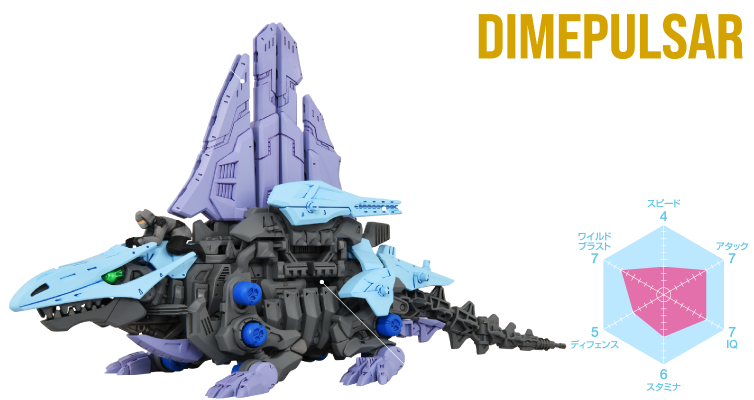 索斯机兽×大灭绝展  DIMEPULSAR 稀有骨架 VER.2025 〔异齿龙种〕