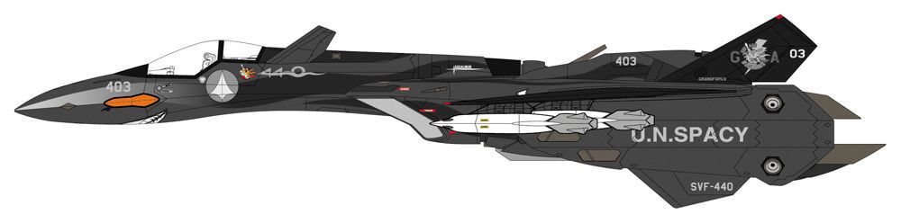 65870 超时空要塞系列 VF-19A “SVF-440 无头骑士” 附带高速装备＆高机动导弹