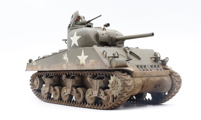 35250 1/35 美国 谢尔曼 75mm炮 后期型（前线冲锋）