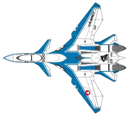 65866 超时空要塞系列 VF-11D 雷电 “试飞员学校”