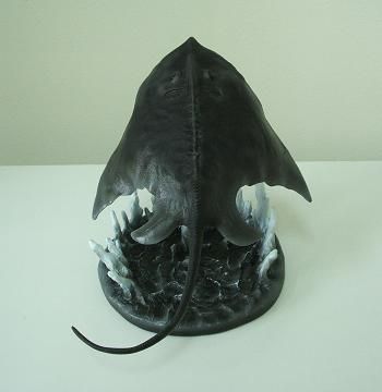 大怪兽系列 奥特Q编 宇宙鳐 博斯坦古（黑白色版）