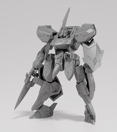 MODEROID TITANOMACHIA SIDE:CC 樱岚（粉红色）／（灰色补土涂装）