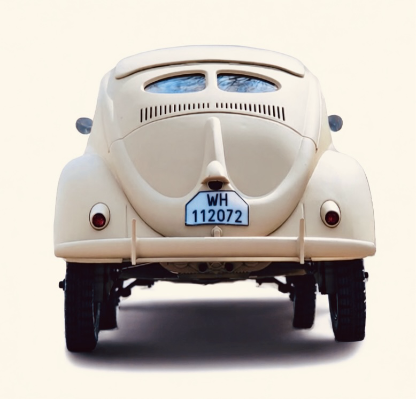 乐Pla 卡扣组合型套件 No.20-LB 大众 甲壳虫 浅米色