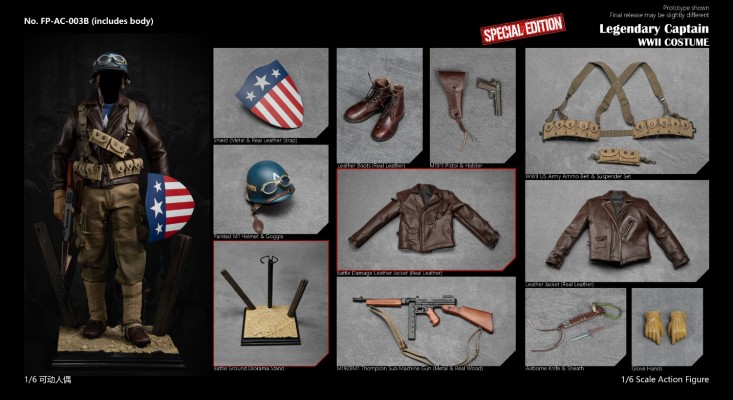 传奇队长 二战装束