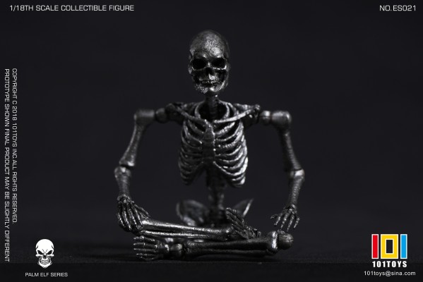 MINI骷髅骨架素体 银色/黑色/原色