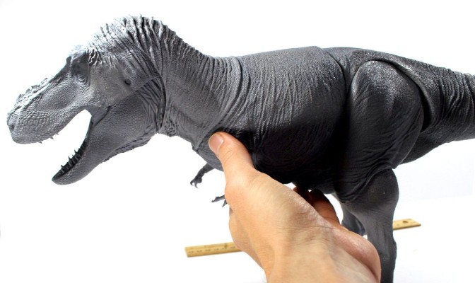 霸王龙(灰色)- 1/18可动玩偶