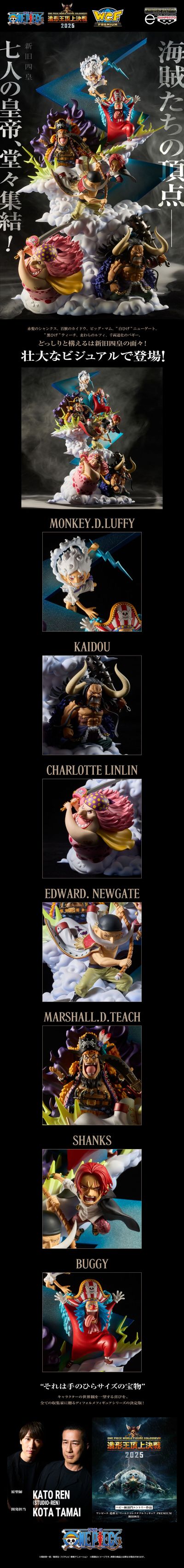 WCF PREMIUM 航海王 造型王 -新旧四皇-