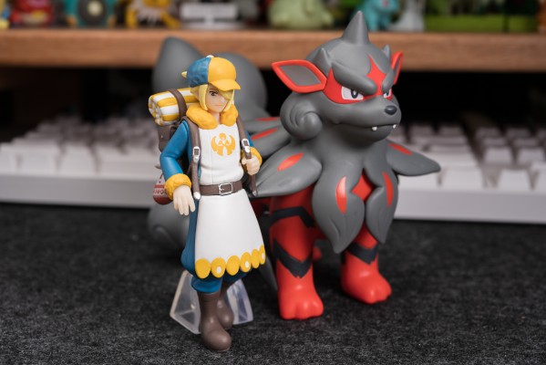 宝可梦比例世界 洗翠地区 望罗与风速狗（洗翠的样子）