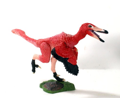 西方2件装-冈氏鹫盗龙和幼年不等细爪龙- 1/6可动玩偶