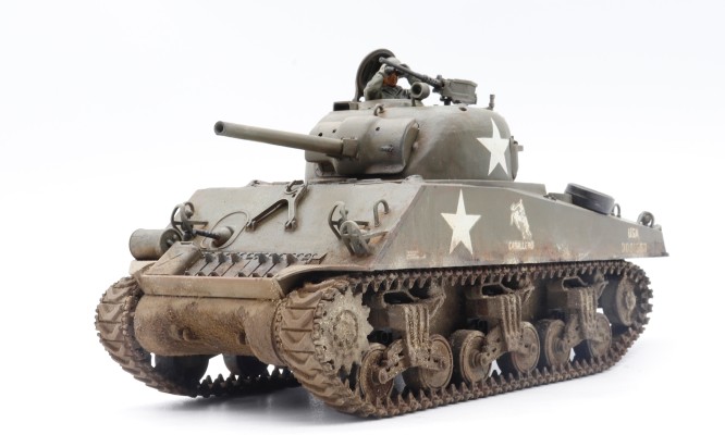 35250 1/35 美国 谢尔曼 75mm炮 后期型（前线冲锋）