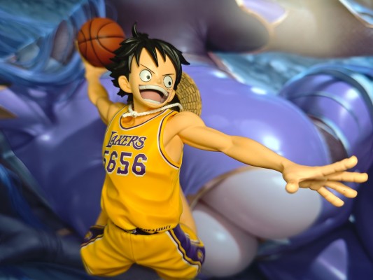 MASTER STARS PIECE 航海王×NBA  蒙奇·D·路飞 洛杉矶湖人队