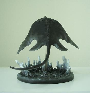 大怪兽系列 奥特Q编 宇宙鳐 博斯坦古（黑白色版）