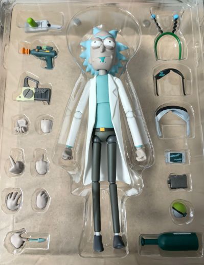 瑞克和莫蒂 瑞克·天才科学疯子set 可动人偶