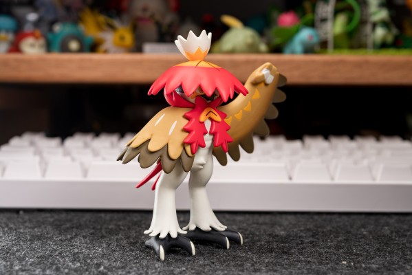 宝可梦比例世界 洗翠地区 明耀+火暴兽（洗翠的样子）+大剑鬼（洗翠的样子）+狙射树枭（洗翠的样子）