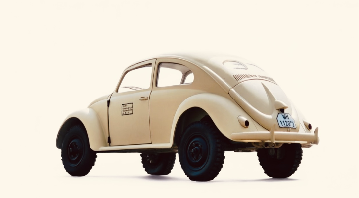 乐Pla 卡扣组合型套件 No.20-LB 大众 甲壳虫 浅米色