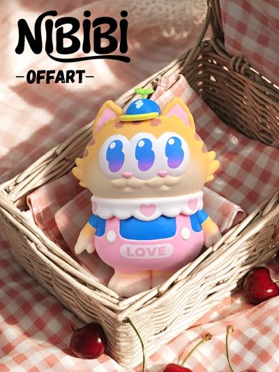 NIBBI三眼猫摆件