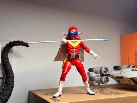 S.H.Figuarts（真骨雕制法） 红色连者 超级战队50周年纪念版（首发专属底座配套款）（暂译）