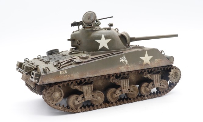 35250 1/35 美国 谢尔曼 75mm炮 后期型（前线冲锋）
