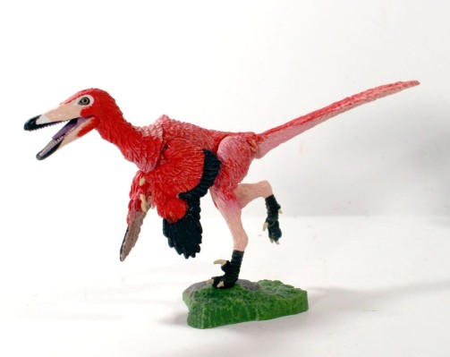 西方2件装-冈氏鹫盗龙和幼年不等细爪龙- 1/6可动玩偶