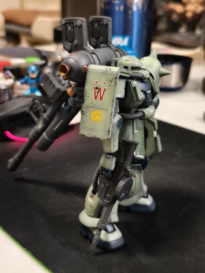 HGGT 1/144 机动战士高达 雷霆宙域  MS-06 扎古 II ＆Big Gun（高达雷霆宙域版）