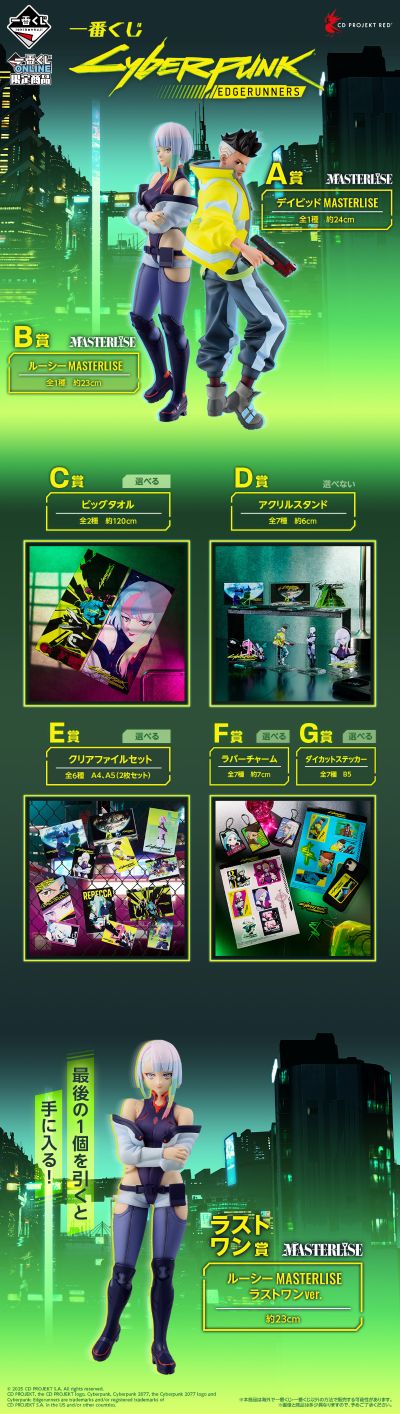 一番赏 赛博朋克：边缘行者 B赏 露西 MASTERLISE