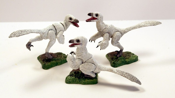 雏鸟3只装-白色- 1/6可动玩偶