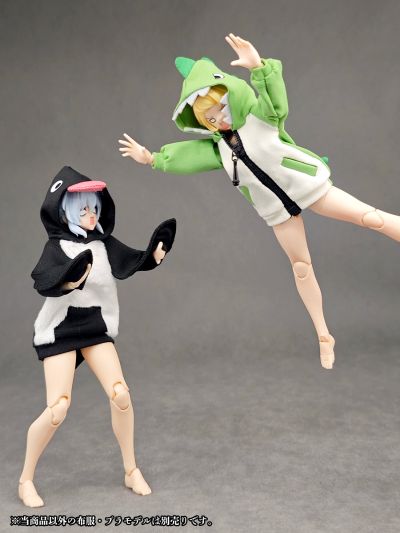 派对动物女孩 家居服 企鹅连帽衫