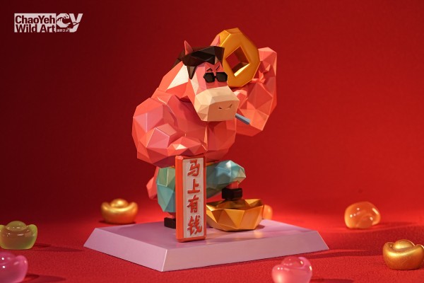 神马东西 马上有钱款 新春红/猛马粉