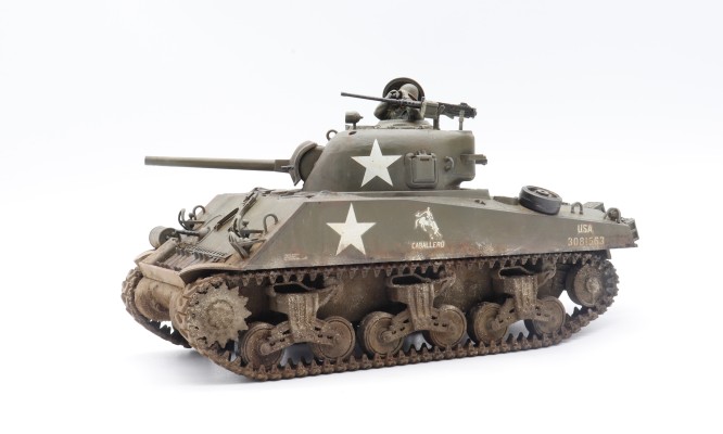 35250 1/35 美国 谢尔曼 75mm炮 后期型（前线冲锋）