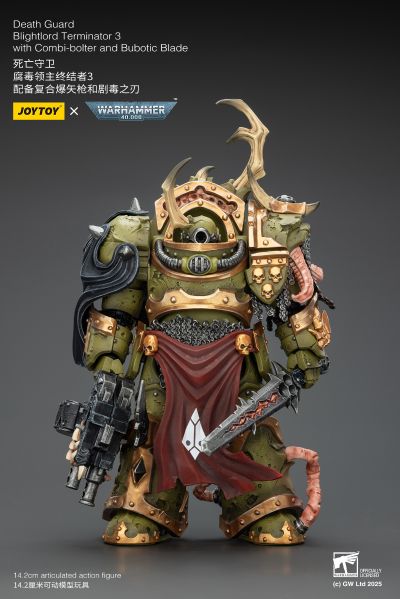 战锤40000 死亡守卫 腐毒领主终结者3 配备复合爆矢枪和剧毒之刃