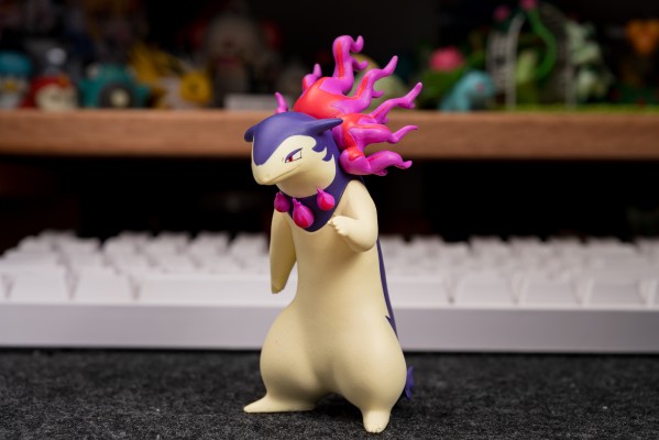 宝可梦比例世界 洗翠地区 明耀+火暴兽（洗翠的样子）+大剑鬼（洗翠的样子）+狙射树枭（洗翠的样子）