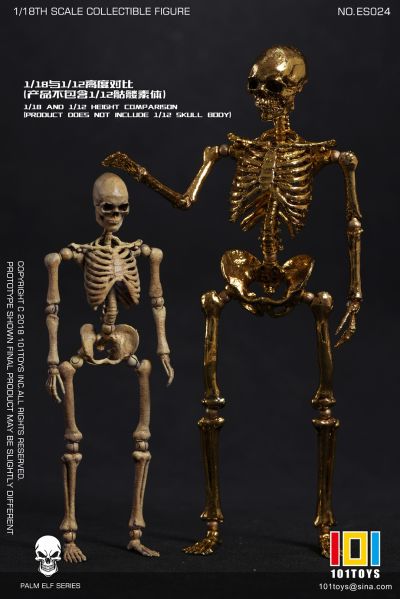 MINI骷髅骨架素体 银色/黑色/原色