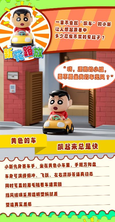 蜡笔小新 迷你机器人系列 新驰神往/新花路放/新高气傲/新生无奈