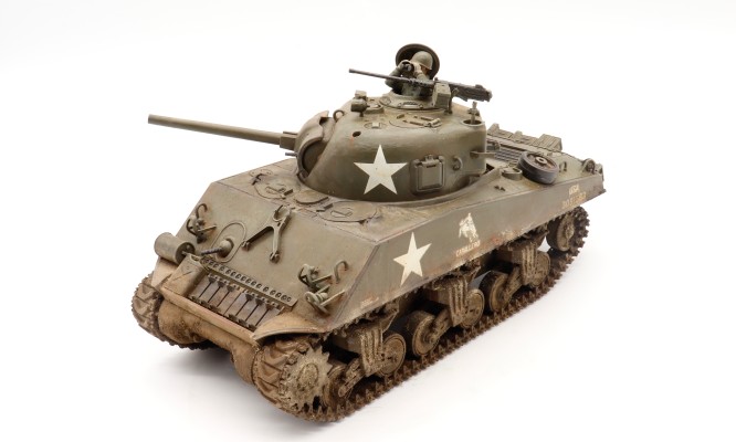 35250 1/35 美国 谢尔曼 75mm炮 后期型（前线冲锋）