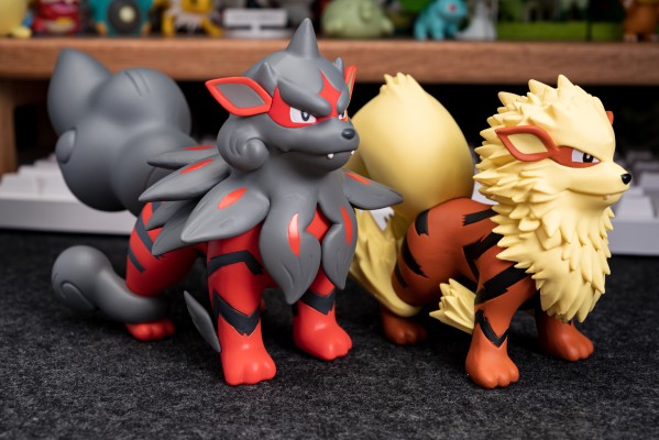 宝可梦比例世界 洗翠地区 望罗与风速狗（洗翠的样子）