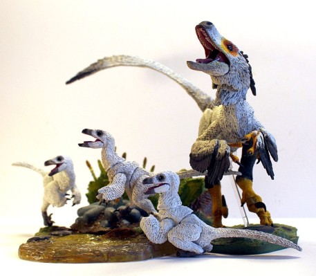 雏鸟3只装-白色- 1/6可动玩偶