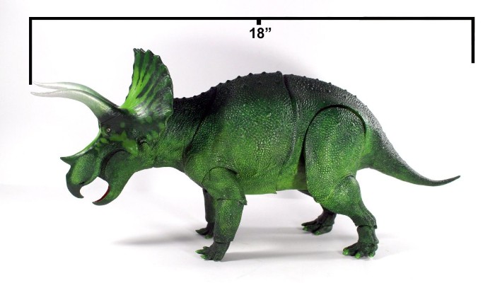 恐怖三角龙 “钢铁角”- 1/18可动玩偶 限量版