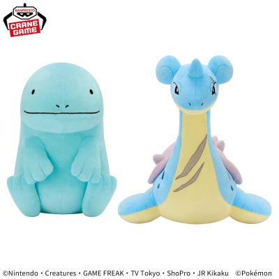 毛茸茸玩偶 宝可梦～沼王・六英雄拉普拉斯～（A款：沼王）