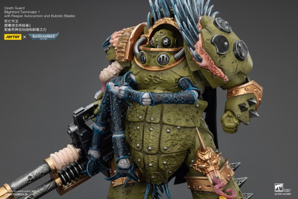 战锤40000 死亡守卫 腐毒领主终结者1 配备死神自动炮和剧毒之刃