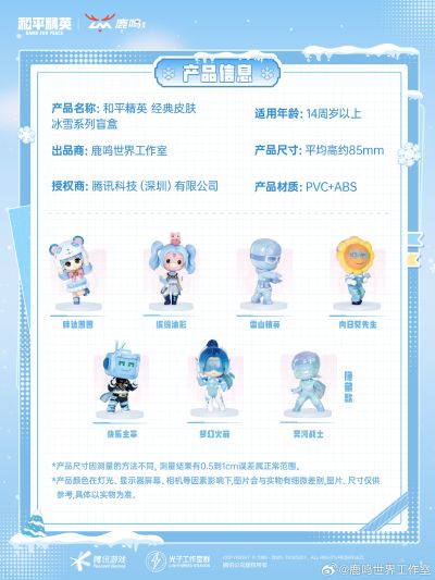和平精英 冰雪系列盲盒