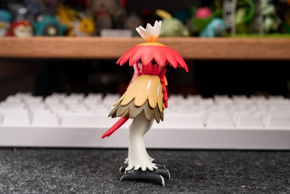 宝可梦比例世界 洗翠地区 明耀+火暴兽（洗翠的样子）+大剑鬼（洗翠的样子）+狙射树枭（洗翠的样子）