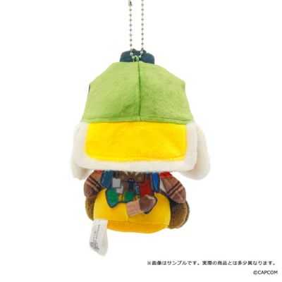 怪物猎人：荒野×大川buku 毛绒挂件 伙伴艾露猫 希望装备