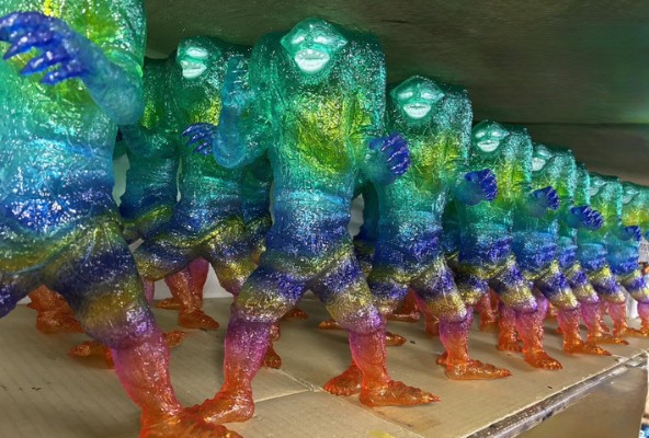 1/6特摄系列 棲星怪兽 贾米拉 幻想特摄剪影艺术形象清晰版