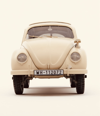 乐Pla 卡扣组合型套件 No.20-LB 大众 甲壳虫 浅米色