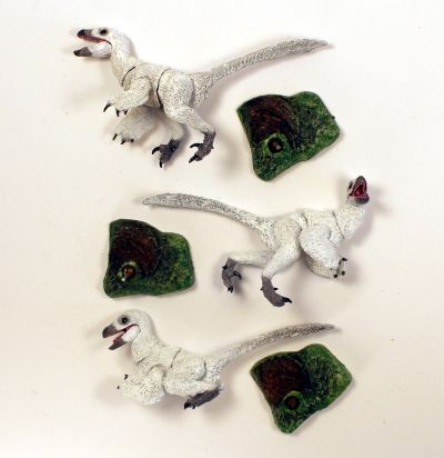 雏鸟3只装-白色- 1/6可动玩偶