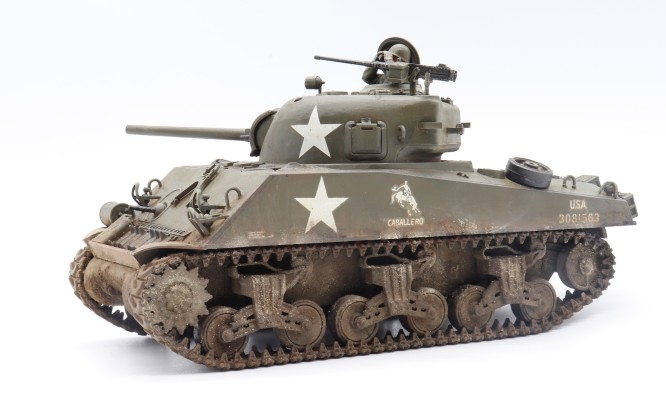 35250 1/35 美国 谢尔曼 75mm炮 后期型（前线冲锋）